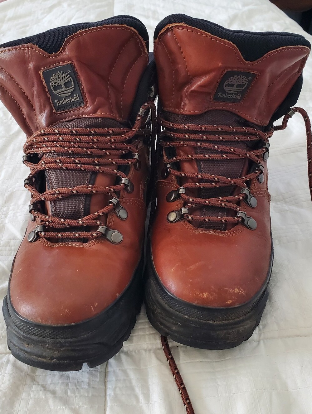 Timberland Women's Brown Leather Hiking Boots